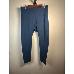Callaway Womens XXL High Waist Blue Leggings Yoga Workout Fitness Athleisure‎